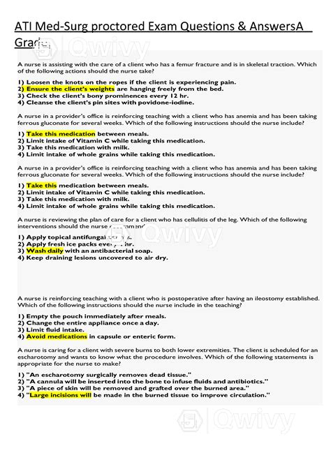 Which of the following statements by. . Ati med surg proctored exam 2019 study guide